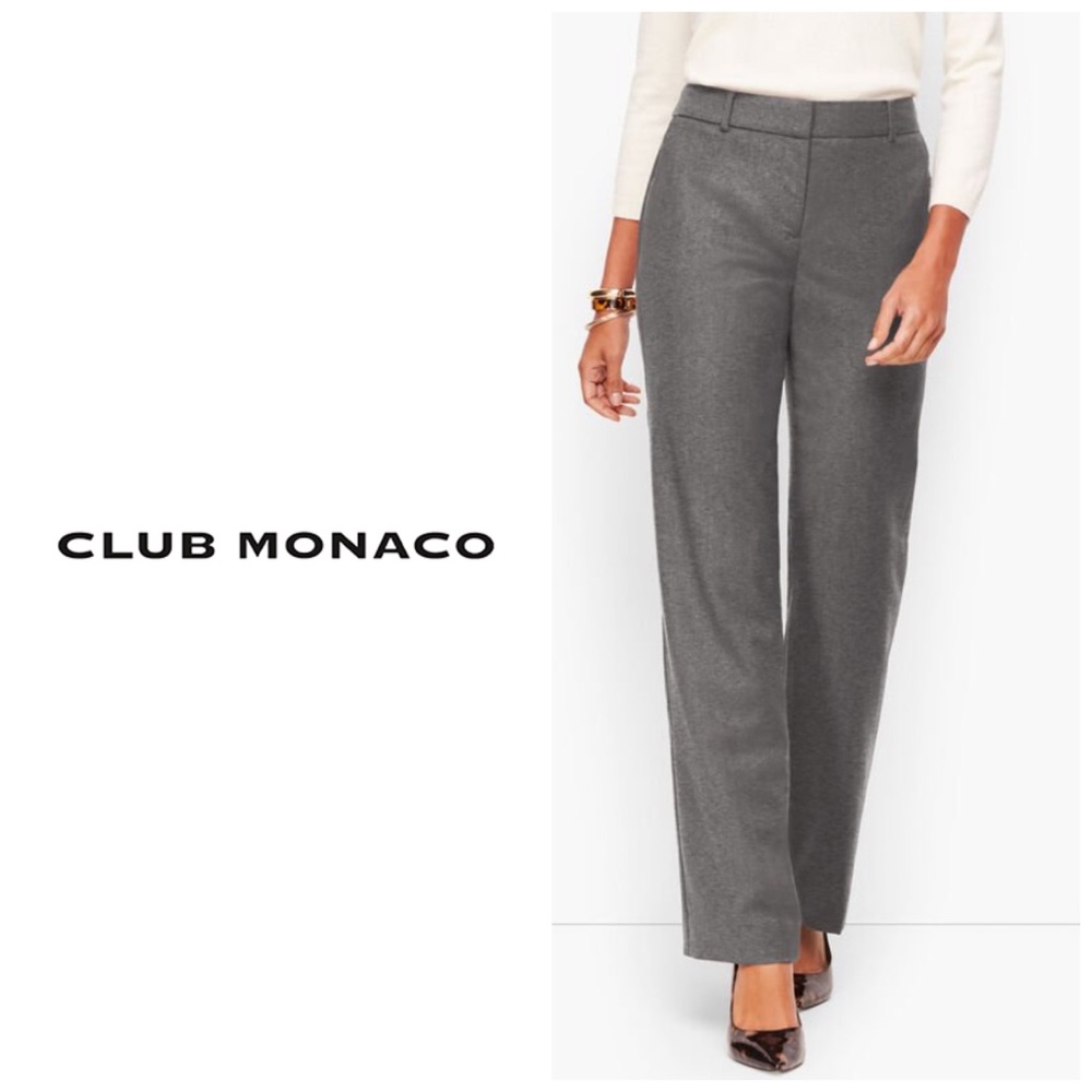 Club Monaco Gray Wool Trousers Size 6